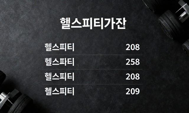헬스피티가격 관련 이미지 - 헬스피티가격, 단순히 숫자만 보고 결정하면 안 되는 진짜 이유